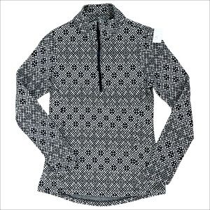 EDDIE BAUER 1/4 Zip Pullover Top Size S